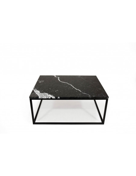 Stolik kawowy Blacky z blatem marmurowym Nero Marquina Fashion-Home
