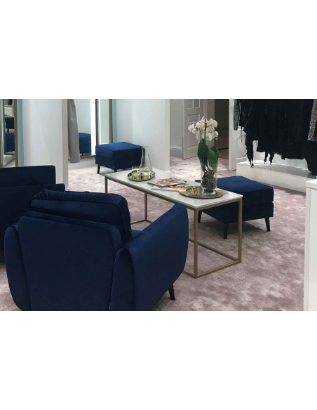 Stolik kawowy Atena z blatem marmurowym Fashion-Home