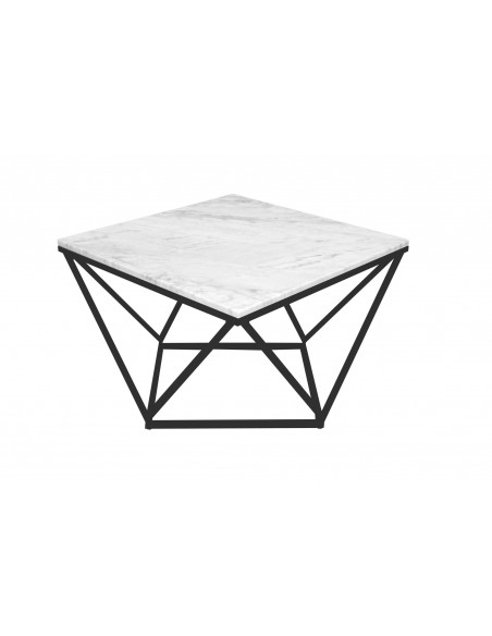 Unikalny stolik kawowy Diament z blatem marmurowym Fashion-Home