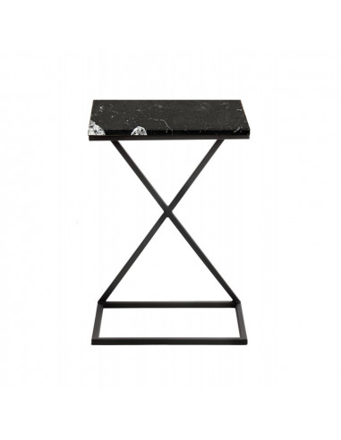 Industrial auxiliary table IKS marble top