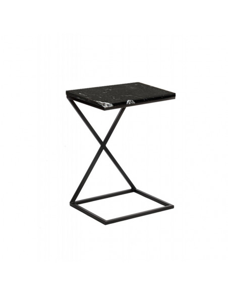 Industrial auxiliary table IKS marble top