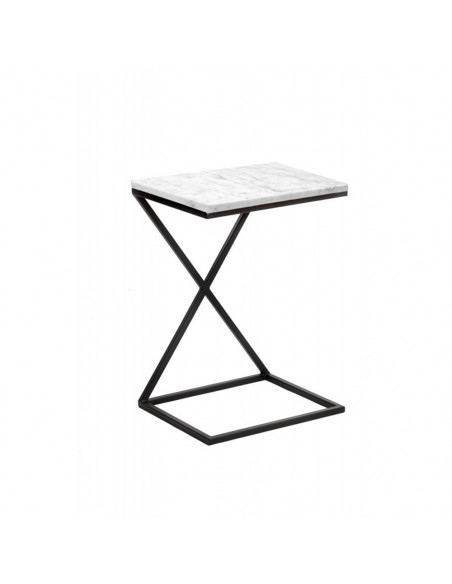 Industrial auxiliary table IKS marble top