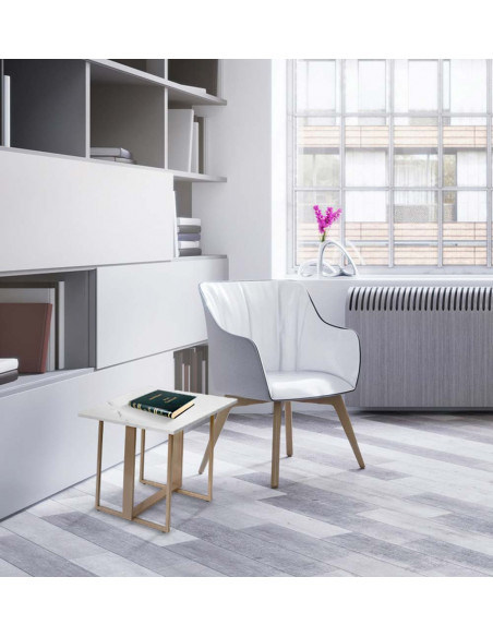 Stolik kawowy Mozart z blatem marmurowym Fashion-Home