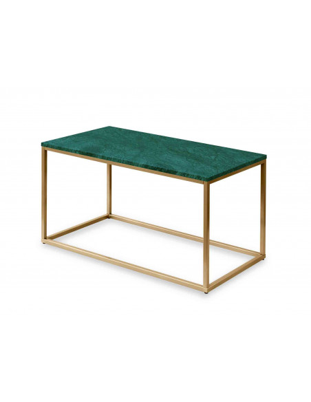 Ręcznie wykonany stolik kawowy Lisa z blatem marmurowym Fashion-Home