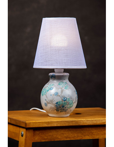 LAMPKA CERAMICZNA -GAŁĄZKA SZCZĘŚCIA