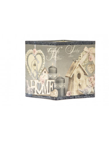 Abażur HOME SHABBY CHIC  Ręcznie dekorowany