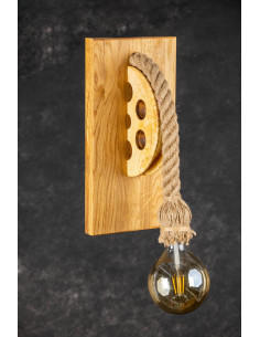 Kinkiet LOFTOWY- LOCH NESS BROWN /HANDMADE/ 2