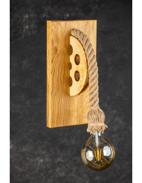 Kinkiet LOFTOWY- LOCH NESS BROWN /HANDMADE/