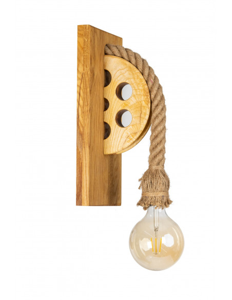 Kinkiet LOFTOWY- LOCH NESS BROWN /HANDMADE/