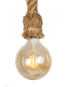 LAMPA WISZĄCA LOFTOWA- LOCH NESS WENGE /HANDMADE/ 2