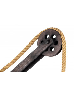 LAMPA PODŁOGOWA LOFTOWA LOCH NESS / WENGE /HANDMADE/ 2