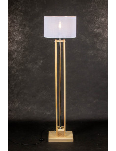 Lampa podłogowa CLASSIC Natural/HANDMADE/WHITE 2