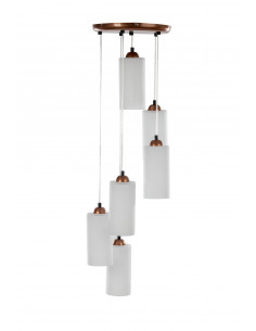 lampa wisząca Bartolomeo 6LP/miedź