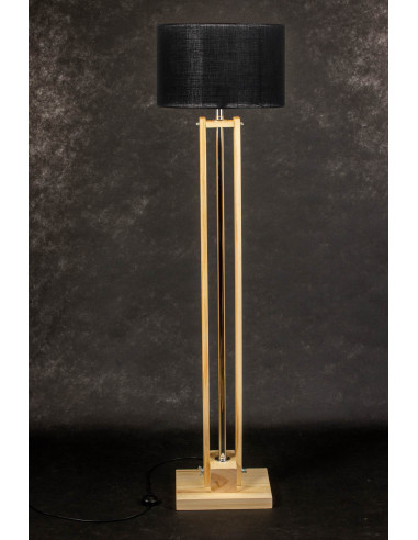 Lampa podłogowa CLASSIC Natural/HANDMADE/BLACK
