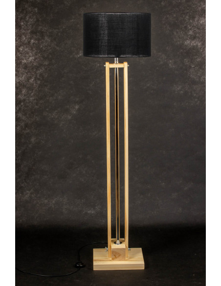 Lampa podłogowa CLASSIC Natural/HANDMADE/BLACK