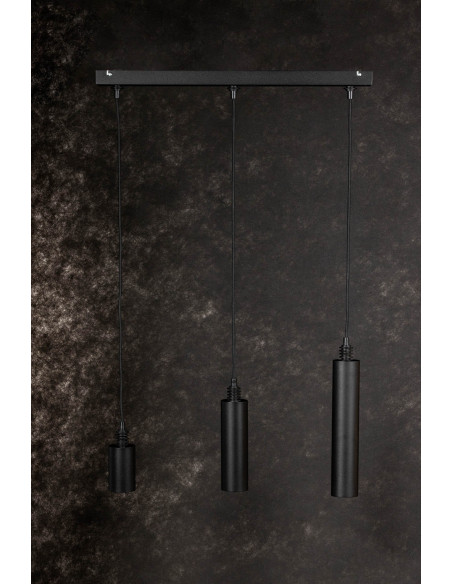 Lampa wisząca RAWEN 3L BLACK