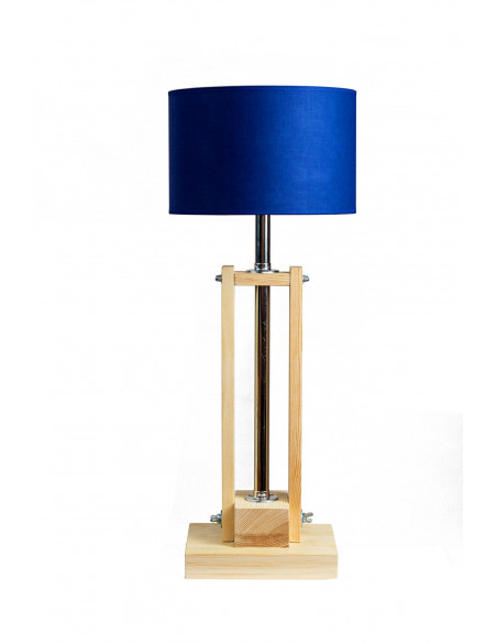 Lampa CLASSIC GABINETOWA NATURAL /HANDMADE/BLUE