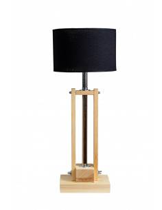 Lampa CLASSIC GABINETOWA NATURAL /HANDMADE/BLACK