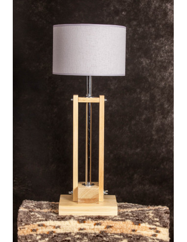Lampa CLASSIC GABINETOWA NATURAL /HANDMADE/WHITE