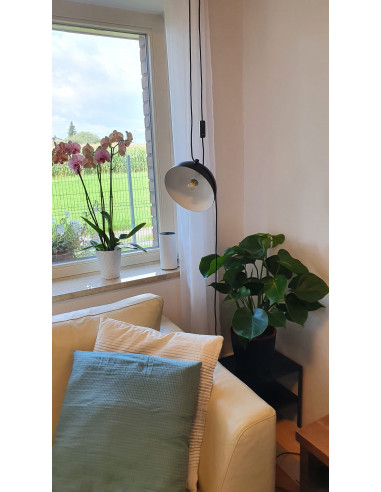 LAMPA WISZĄCA EYE/BLACK/ Z WTYCZKĄ