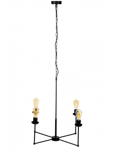 Lampa industrialna KATLANDA 4PKT/CZARNA