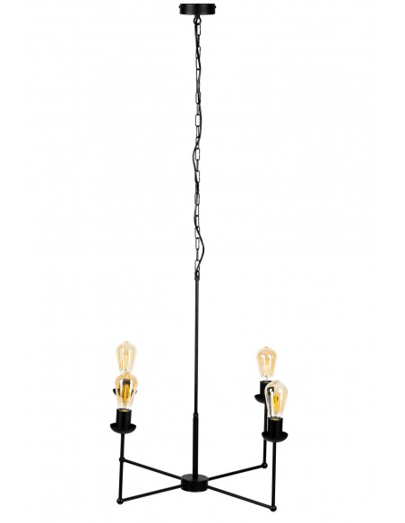 Lampa industrialna KATLANDA 4PKT/CZARNA