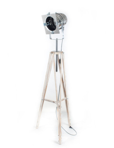 Lampa INDUSTRIALNA podłogowa LOFT M CREME