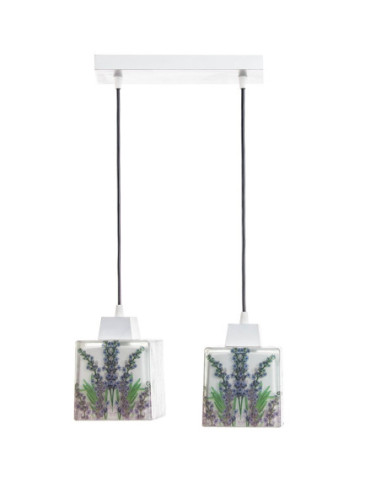 Lampa PROWANSALSKA wisząca SCANDIA LAWENDA 2L