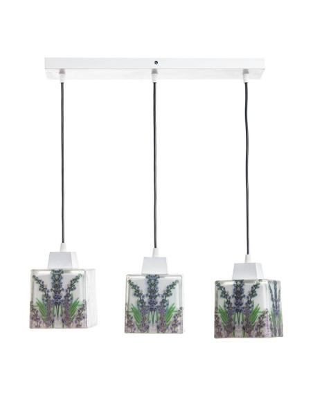 Lampa PROWANSALSKA wisząca SCANDIA LAWENDA 3L