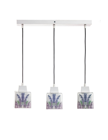 Lampa PROWANSALSKA wisząca SCANDIA LAWENDA 3L