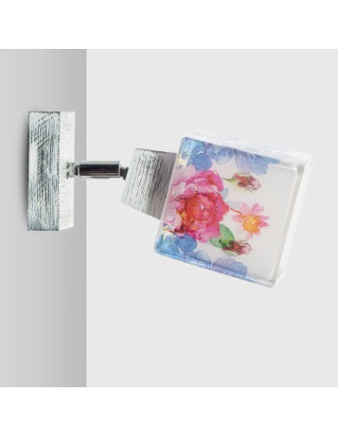 Kinkiet PROWANSALSKI SCANDIA KWIATY