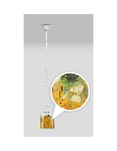 Lampa PROWANSALSKA wisząca na łańcuchu KLIMT 1/1