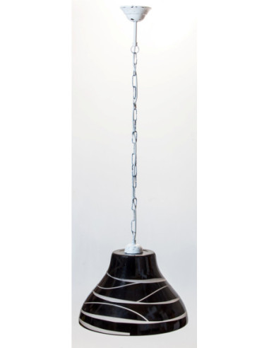 Lampa wisząca BELL CZARNA ŁAŃCUCH