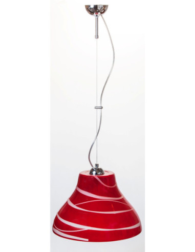 Lampa wisząca BELL CZERWONA