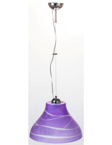 Lampa wisząca BELL FIOLETOWA