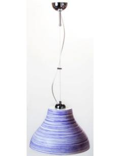 Lampa wisząca BELL NIEBIESKA