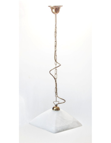 Lampa wisząca PIRAMIDA ŁAŃCUCH ZŁOTY