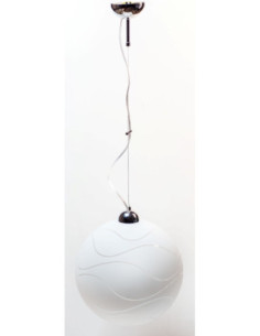 Lampa wisząca KULA BIAŁA