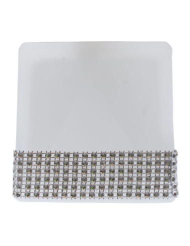 Klosz do lampy SILVER DECOR ręcznie dekorowany