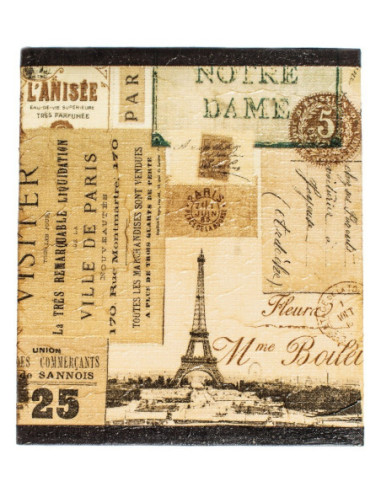 Abażur FRANCE CUBE B Ręcznie dekorowany