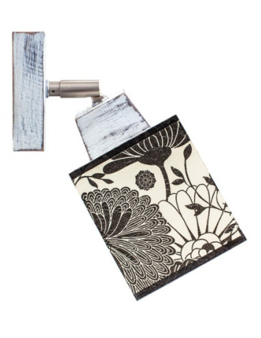 Kinkiet w stylu prowansalskim SCANDIA FLOWERS CUBE