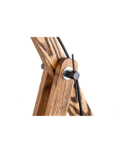 Lampa loftowa stojąca WOODEN CRANE /HANDMADE/...