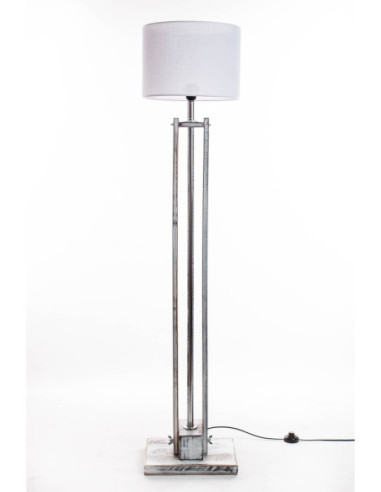 Lampa podłogowa CLASSIC biała przecierana...