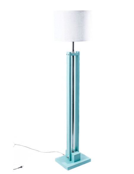 Lampa podłogowa CLASSIC w miętowym kolorze  /HANDMADE/
