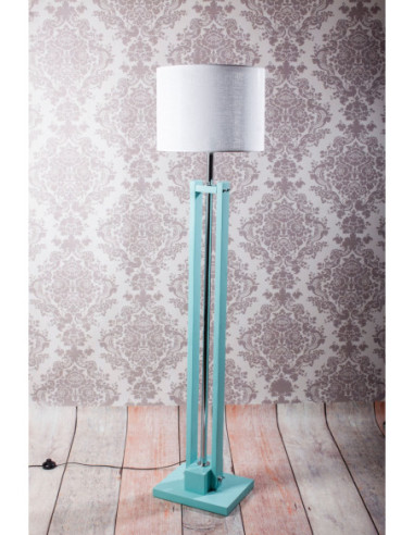 Lampa podłogowa CLASSIC w miętowym kolorze...