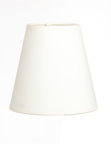 Abażur stożek ecru Fi-15/Fi-9/H-14,5 E-27