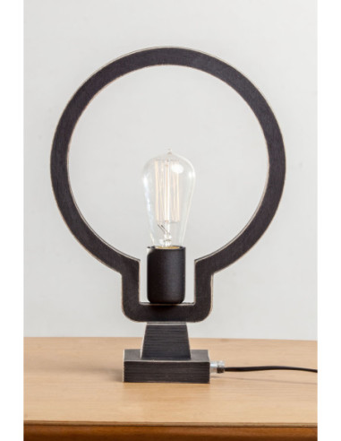 LIGHT BULB STOŁOWA CZARNA