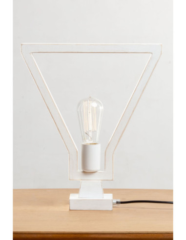 LAMPADINA STOŁOWA BIAŁA