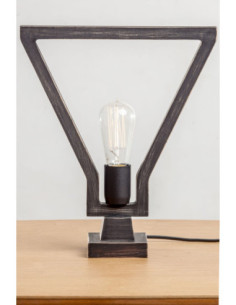 LAMPADINA STOŁOWA CZARNA