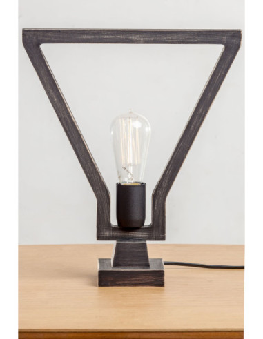 LAMPADINA STOŁOWA CZARNA